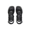 Clarks Элегантные однотонные повседневные пляжные сандалии на плоской подошве Женские сандалии Черные 261762544