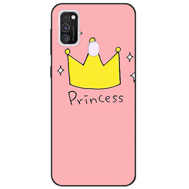 For Samsung M21 Case 6.4" Soft Silicon Cover For Samsung Galaxy M21 M 21 m215 Phone Back Bumper Funda black tpu case