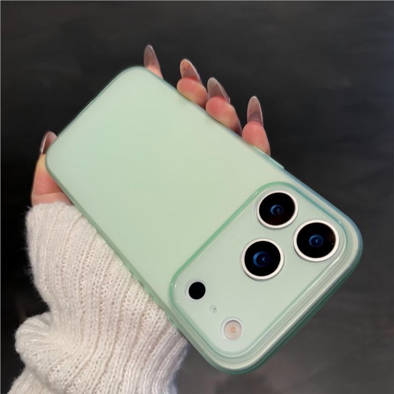 Роскошный ультратонкий мягкий чехол для iPhone 17 Air 16 15 14 Plus 13 12 Mini 11 Pro Max, тонкая матовая полупрозрачная силиконовая TPU задняя крышка
