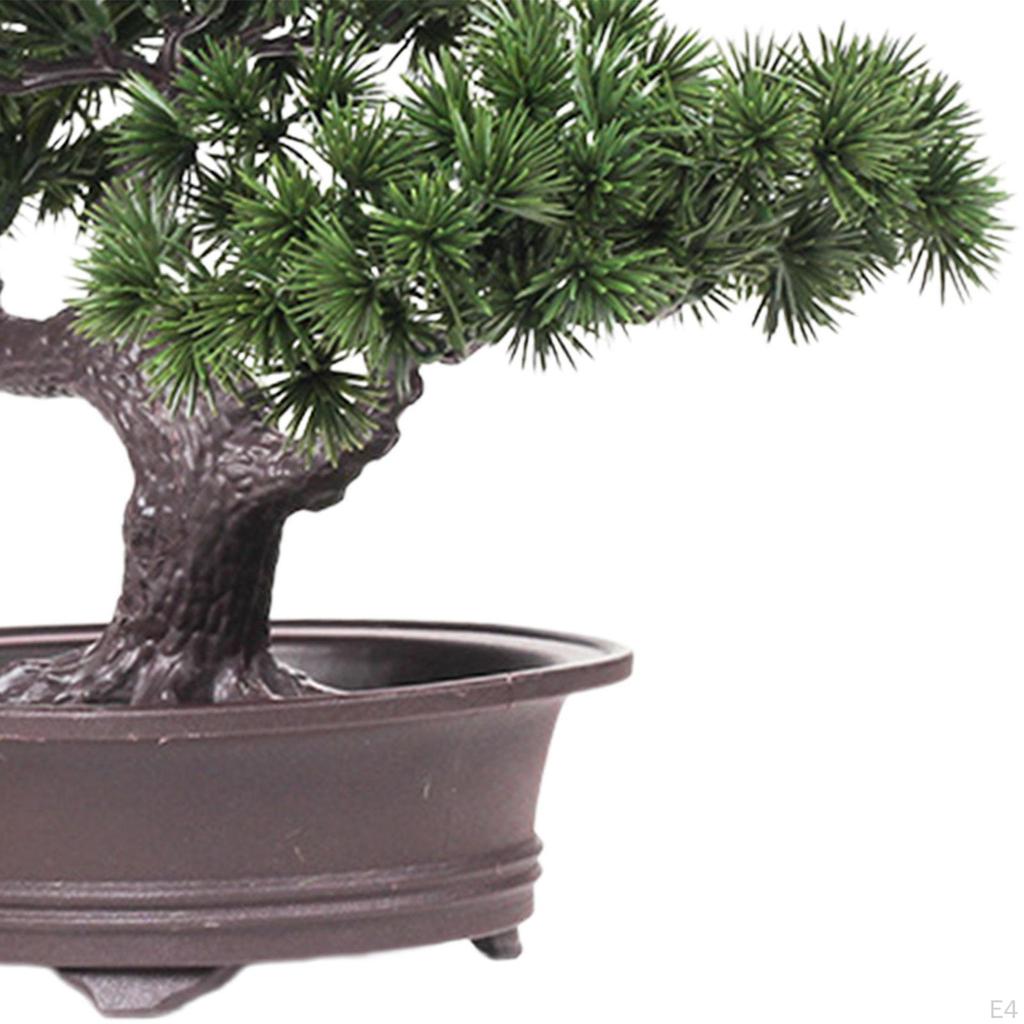 Приветствующее дерево в горшке, растение бонсай, декоративный роман и уникальный многофункциональный настольный дисплей для