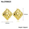 Cheap Mixed Female Finger Adjustable Stud Earrings Vintage Wedding Engagement Jewelry Bulk 316L Pvd Stainless Steel