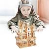 Набор для сборки виллы в стиле фэнтези, 3D-пазл, набор моделей, деревянная конструкция, игрушка для конструирования
