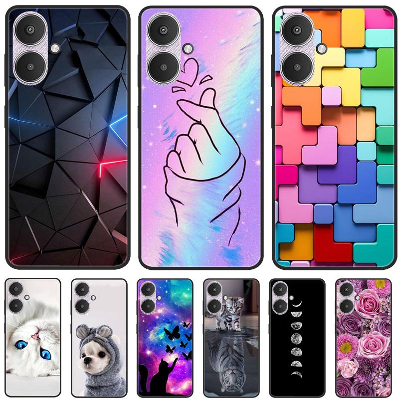 Case For Redmi 13C 5G Case Cool Silicone Protective Cover for Xiaomi Redmi 13C 5G Bumper Redmi13C 13 C 5G Fundas Black Coque