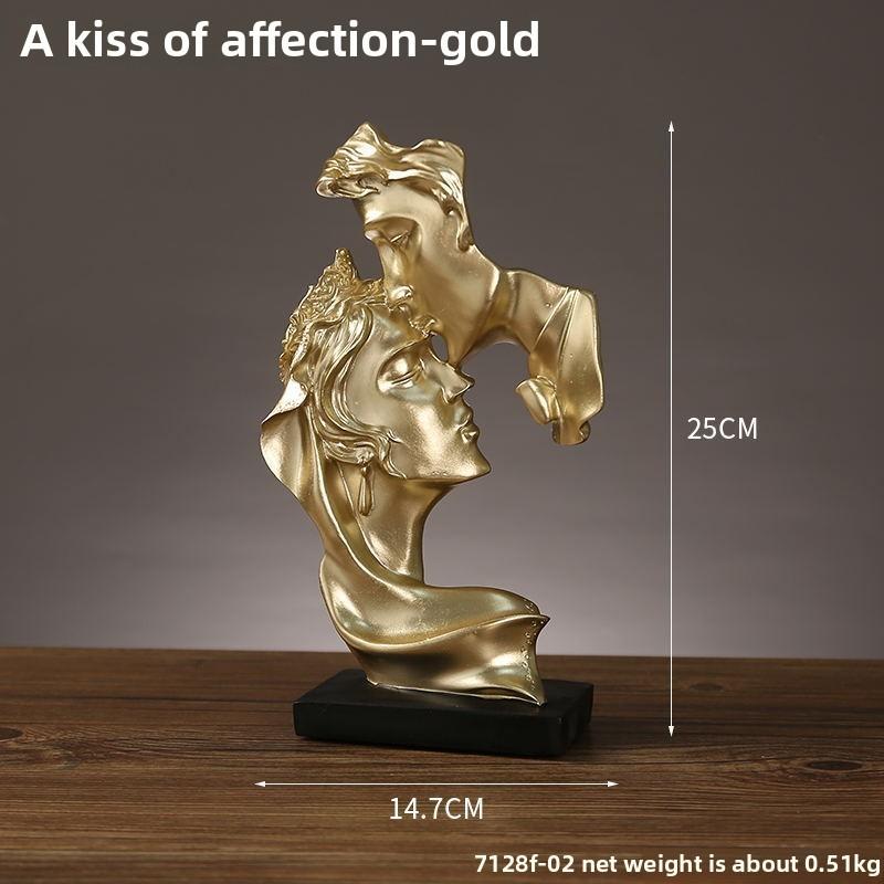 Modern Resin Minimalist Sculpture For Home Office Decor Gift For Friends Couples