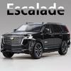 New 1:24 Cadillac Metal Die-cast Model 5 Doors Can Be Opened Sound and Light Shock Absorption Pull Back Decorative Car Children's Toy Boy Collection
