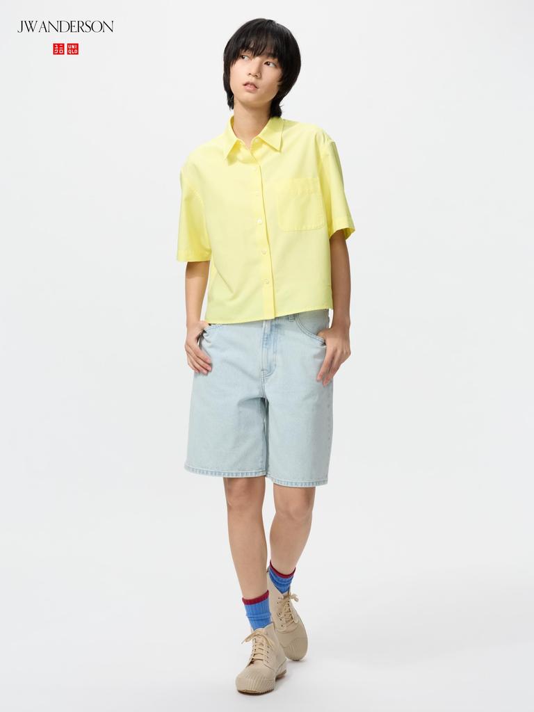 Uniqlo Японские джинсовые шорты