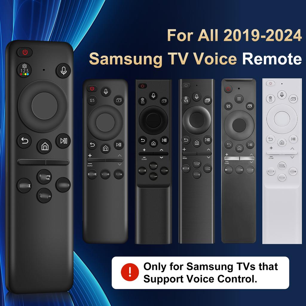 Voice Remote Control for Samsung Smart TV NEO QLED Replacement Solar Remote Control for Samsung TV Rechargable Remote Control