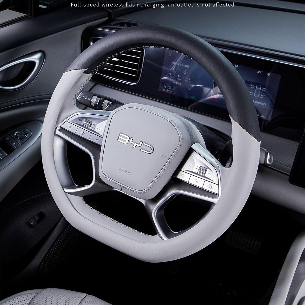 Для BYD Seal Lion 06 DMI/EV Защитный чехол на руль Антискользящие Влагопоглощающие Дышащие Перчатки на руль Интерьер