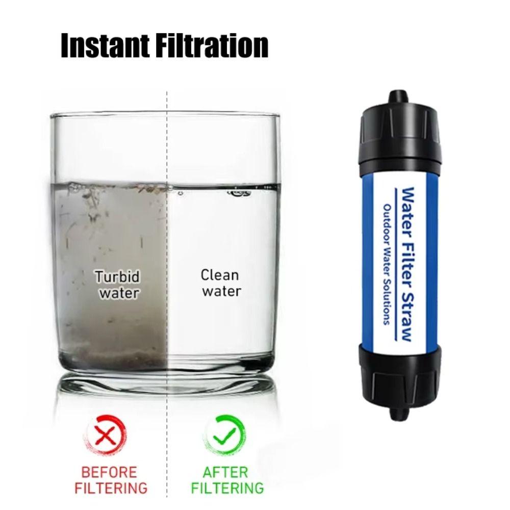 Straw Purification Water Filter Purifier Drinking Water Filtering Straw Camping