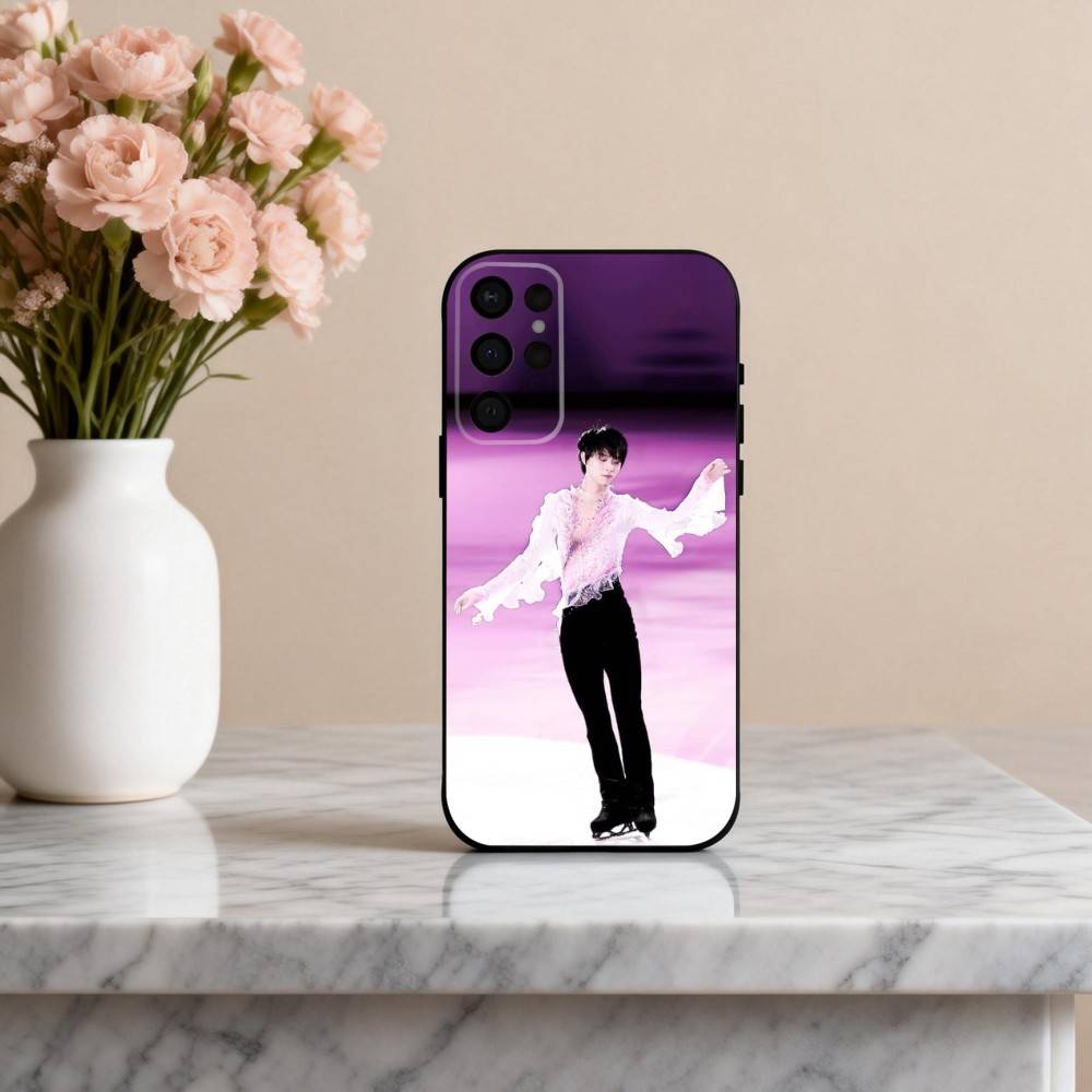 4A Jump Legend H-H-Hanyu Y-Yuzuru  Phone Case For Samsung S25,24,23,22,30,21,10,9,Ultra,Plus,Lite,FE,4,5 G Soft Black Case