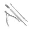 1set Nail Art Tool Supplies, Dead Skin Removal Tool Set, Dead Skin Scissors, Dead Skin Fork, Steel Push