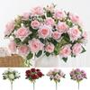 Premium Quality 7 Heads Artificial Flowers Rose Bouquet for Home Decor