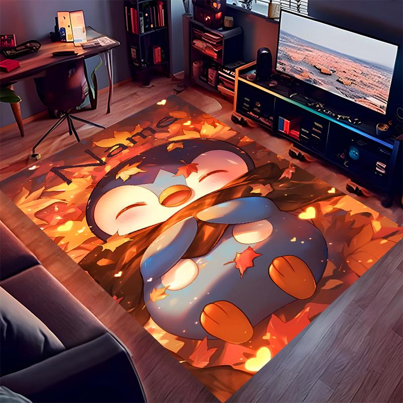 Custom personalization Pokémon Print Area Rug - Soft, Washable Non-Slip Indoor Mat,Living Room,Home&Office Decorative Rug