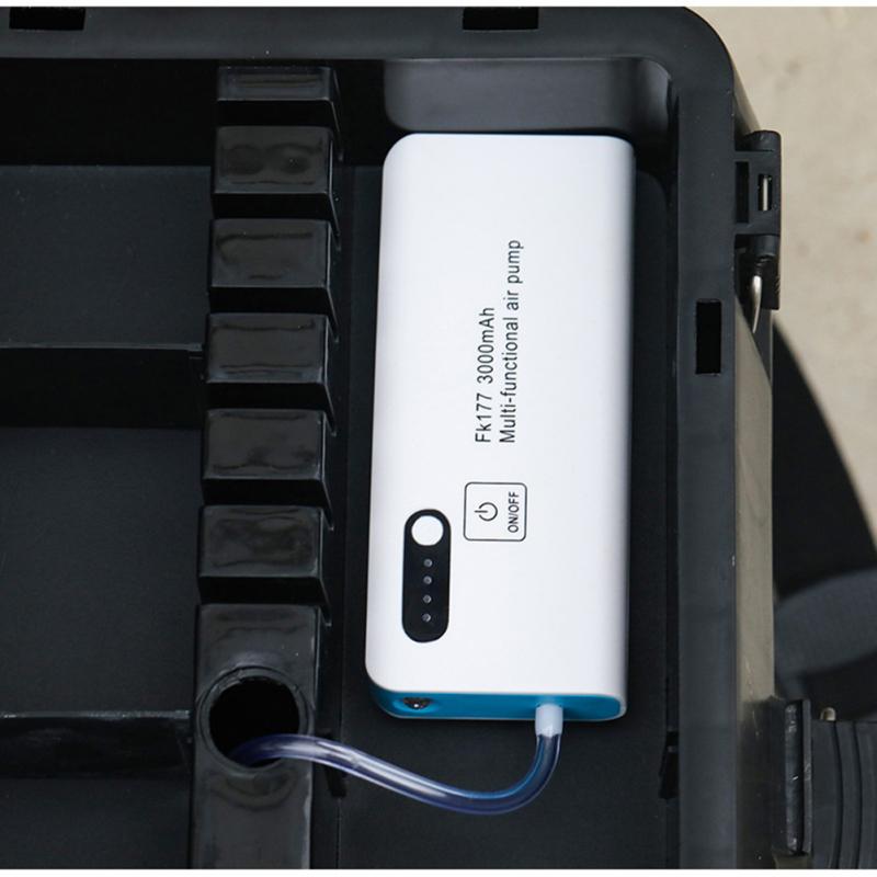 Мобильный кислородный насос, бытовой портативный перезаряжаемый аэратор для рыбалки, воздушный компрессор, рыболовные инструменты