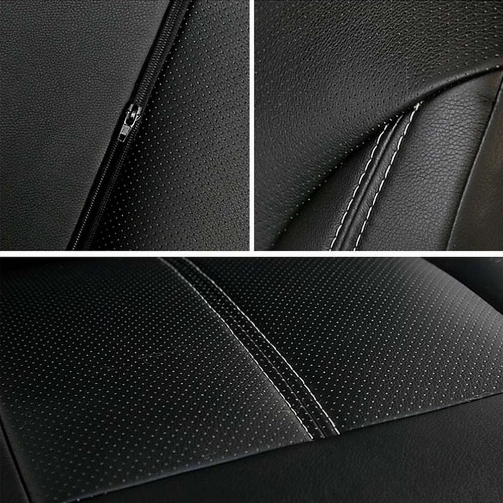 Car Seat Cover Protector PU Leather Front Rear Seat Back Cushion Pad Mat Backrest For Auto For Toyota