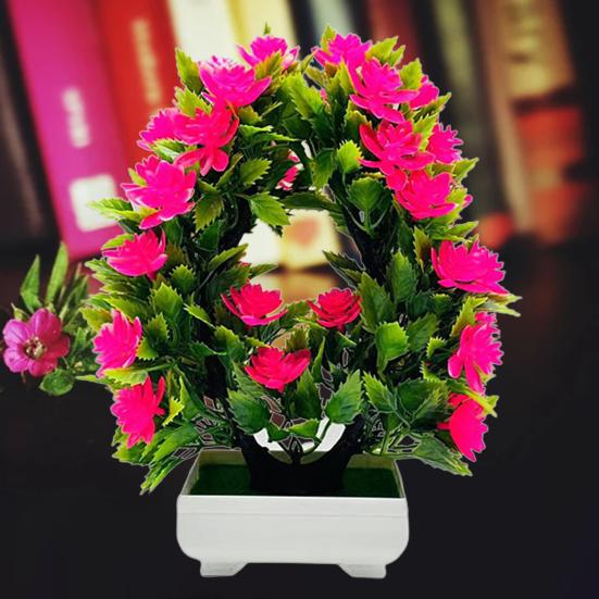 Красивый искусственный бонсай, яркий, 5 цветов, устойчивый к ультрафиолетовому излучению