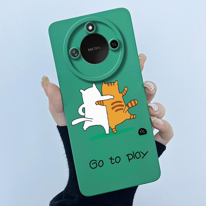 Чехол для смартфона For Honor X9C X9cSmart Funda Мягкий силикон Сладкая мода Расписной мультфильм Мальчики Девочки Милая печатная задняя крышка
