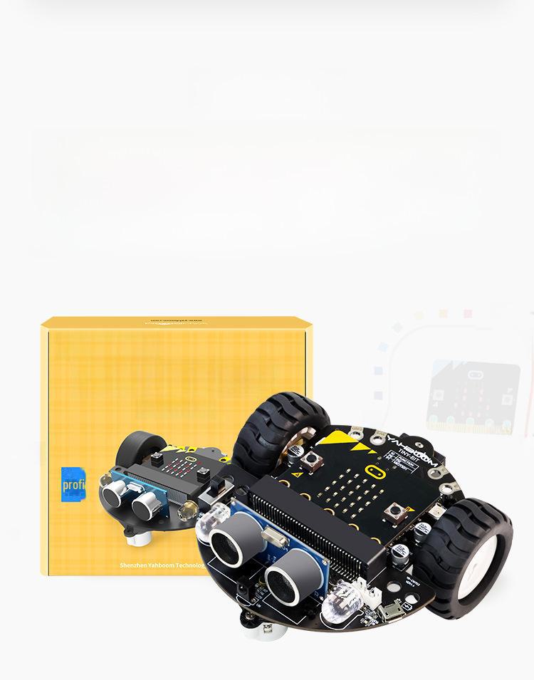 Microbit AI Vision Smart Car Kit: Graphical Programming & WiFi Video Education In Python