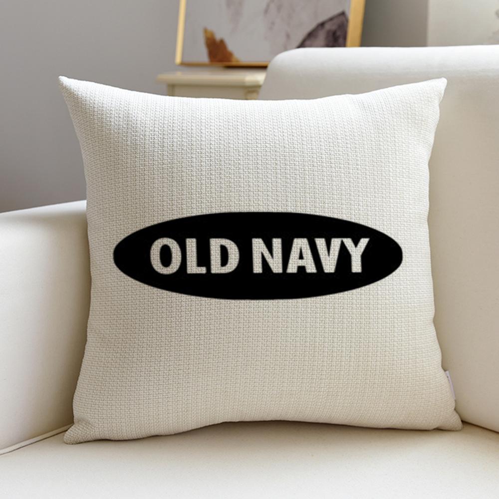 Fashionable Old NavyS Cushion Cover Breathable and skinfriendly linen pillowcase square removable and washable cushion