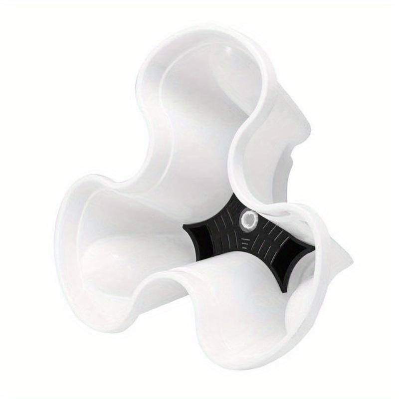 1шт. Складной пластиковый цветочный горшок, держатель для вазы для растений, детские горшки, 5 цветов, украшение для дома, сада, балкона