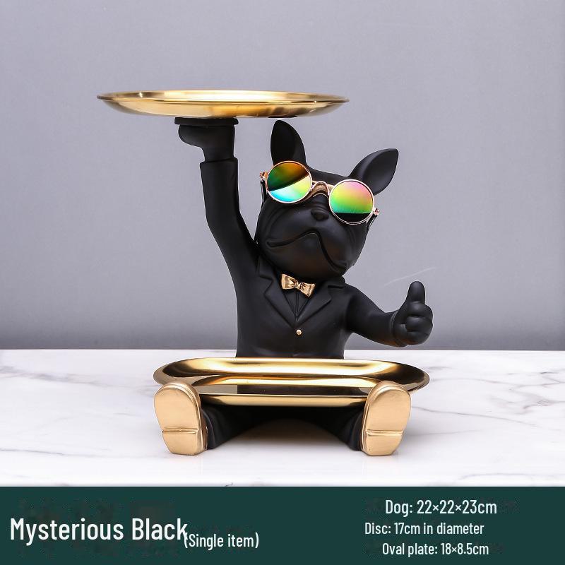 Креативные украшения в виде собаки удачи: Подставка для ключей и конфетница для украшения прихожей или рабочего стола — идеальный подарок на новоселье