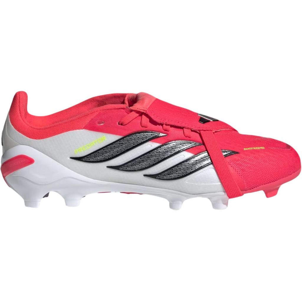 adidas Predator Elite Удобная посадка Поддержка Низкие Футбольные Бутсы Детские кроссовки Ярко-Красный Черный JS0391