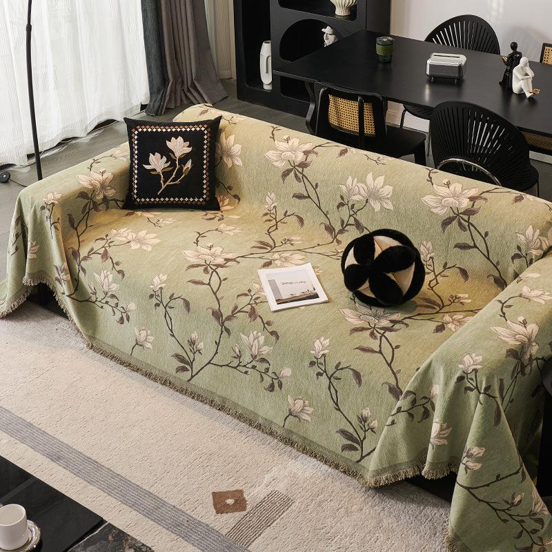 Chenille Sofa Towel Four Seasons All-Inclusive Sofa Cover Dust Cover Living Room One-Piece Sofa Large Cover Cloth