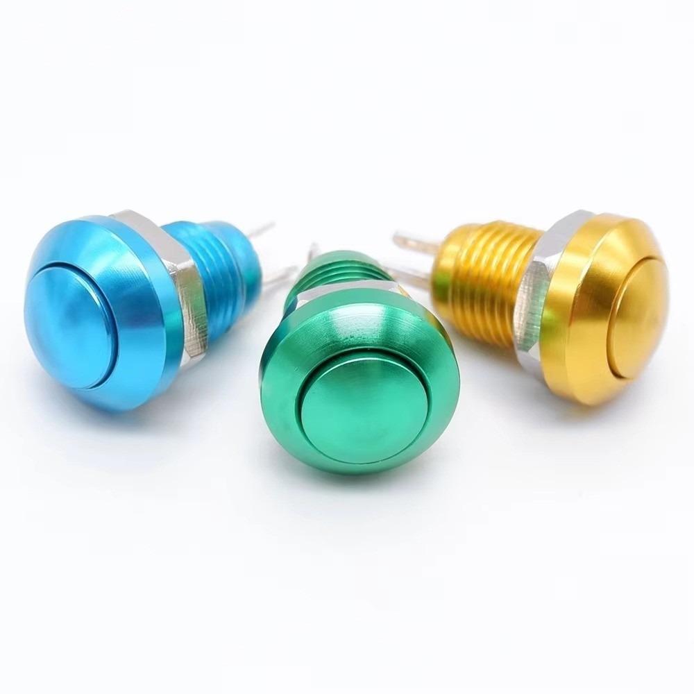 1Pc Self-Reset Push Button Switch Car Motorcycle Balance Car Engine Start Modification