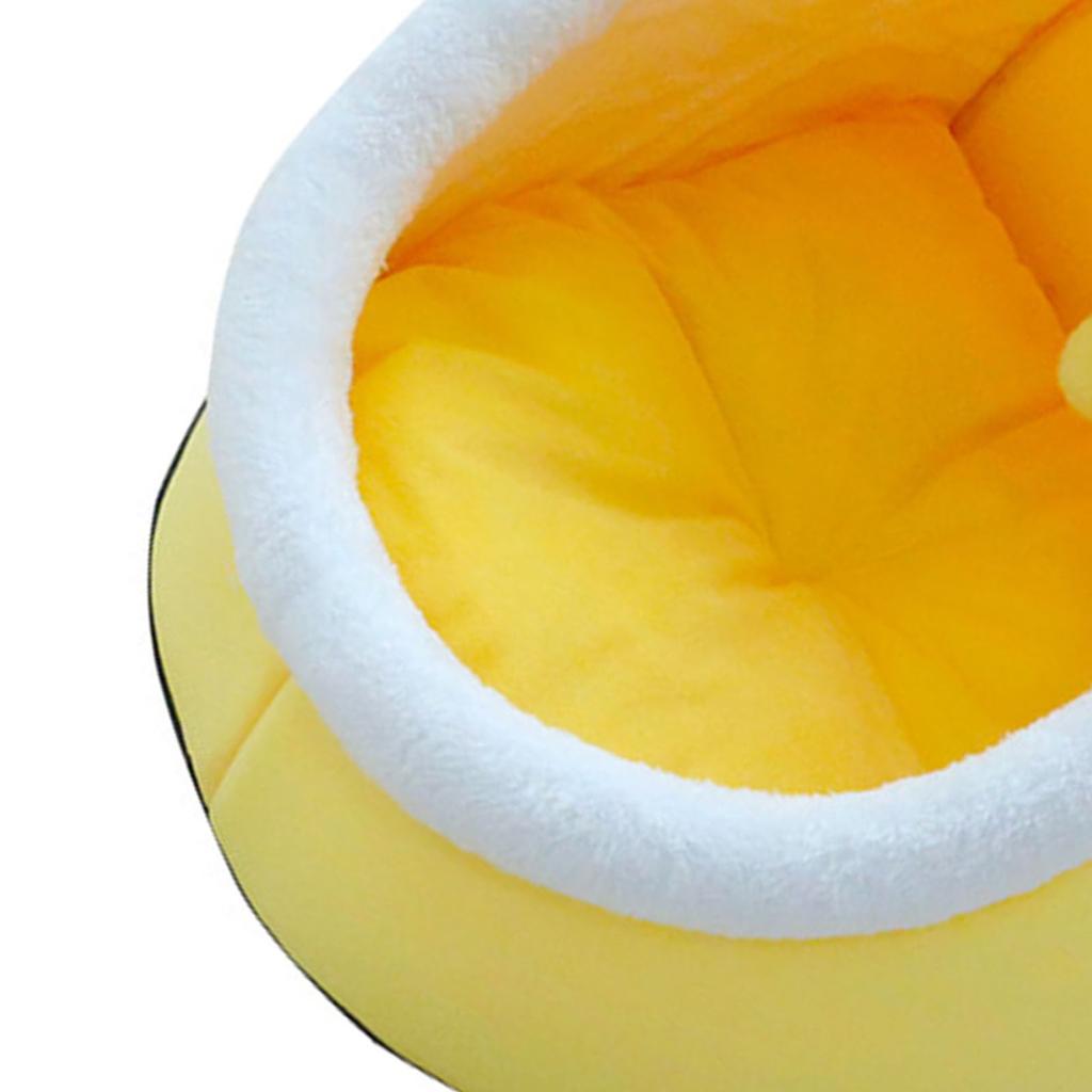 Кровать-пещера для кошек, мультяшная, милая, ветрозащитная, полузакрытая, теплая, для дома, для ежедневного использования