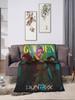 Super Soft Decorative Throw Blanket KPop Demon Hunters Anime Flannel Bedspread for Couch Bed Sofa Cover