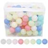 Шарики Hugmuu Color Balls 100 шт. Шарики для бассейна для малышей 8 цветов пастель 5,5 см (100 шт.)