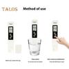4-в-1 тестер качества воды TDS с цифровым дисплеем, высокоточный портативный многофункциональный цифровой тестер чистоты воды с питанием от батареи
