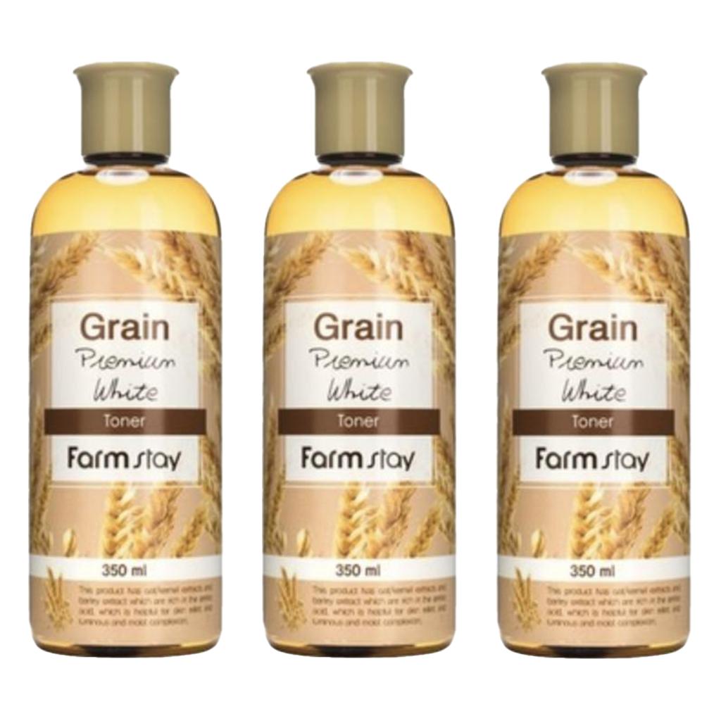 FARM STAY Белый тонер Grain Premium 350 мл (3 варианта)