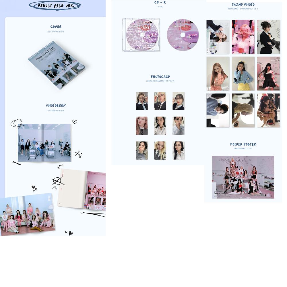 TWICE - 3-й полный альбом - Специальная версия - Formula of Love:О + Т = <3 ( Файл результатов Вер.. )
