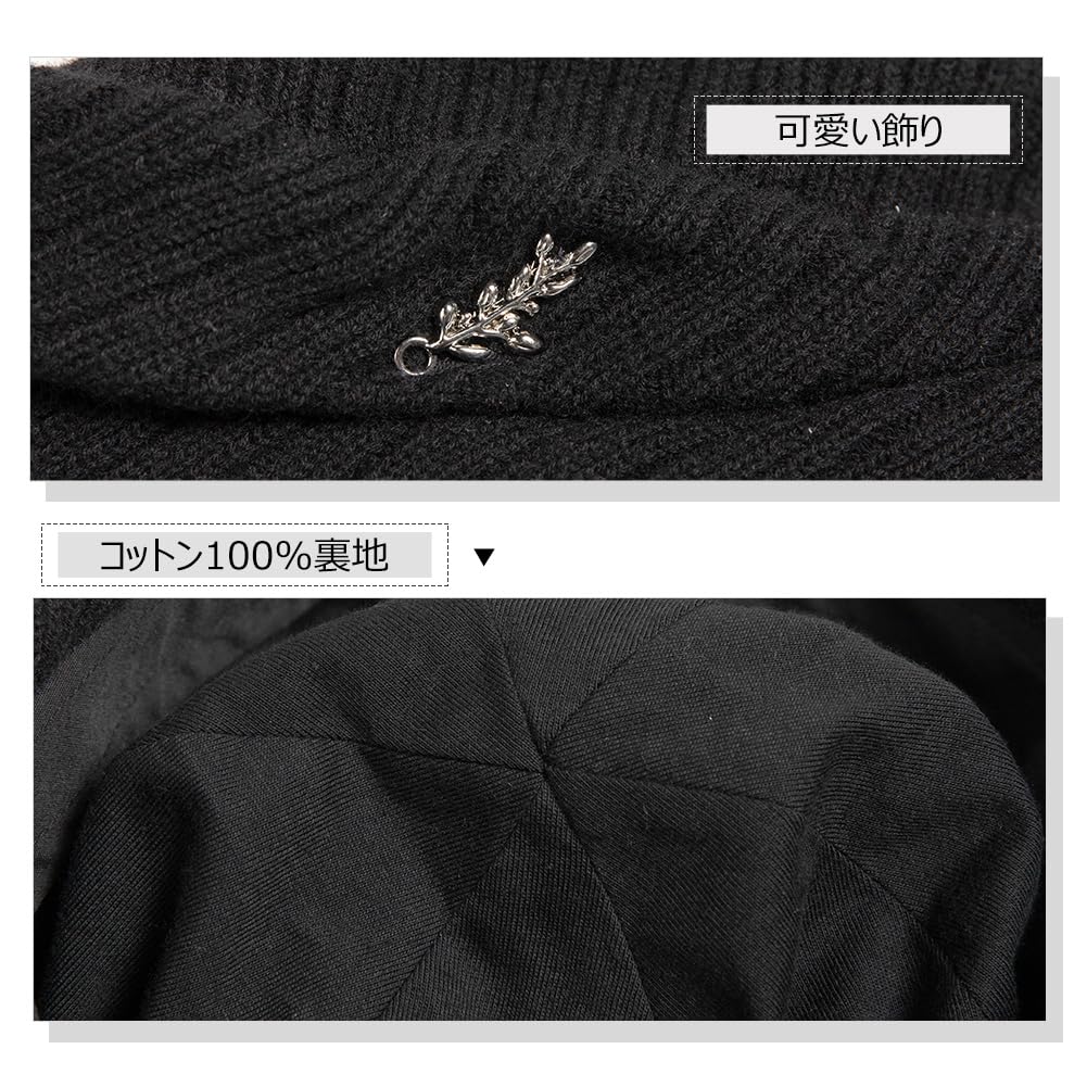 Siggi Knit Adjustable with Cold Small Bicycle Hat, Women's Hat, Casquette, Size, Cotton, Brim, Plain, Casual, Autumn/Winter, Protection, Face,