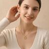 Stainless Steel Soccer Pendant Necklace Simple Sports Ball Jewelry  Gift Giving