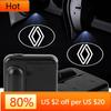 2026 Hot For Renault Interior Stickers Car Door LED HD Welcome Courtesy Shadow Projector Lamp Logo Light For Renault DUSTER Mega