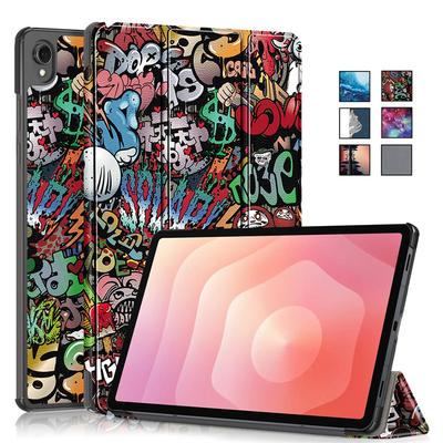 Для TAB A11 Plus 2025 Чехол для Samsung Tab S11 11 дюймов Тройной Жесткий Стенд из ПУ кожи Расписная Обложка Для Funda Galaxy Tab S11 S11 5G Чехол SM-X730 X736B