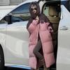 Winter Contrast Color Down Cotton-padded Jacket Women Overcoat Long Bread Clothing Korean Hooded Loose Thick Warm Parka