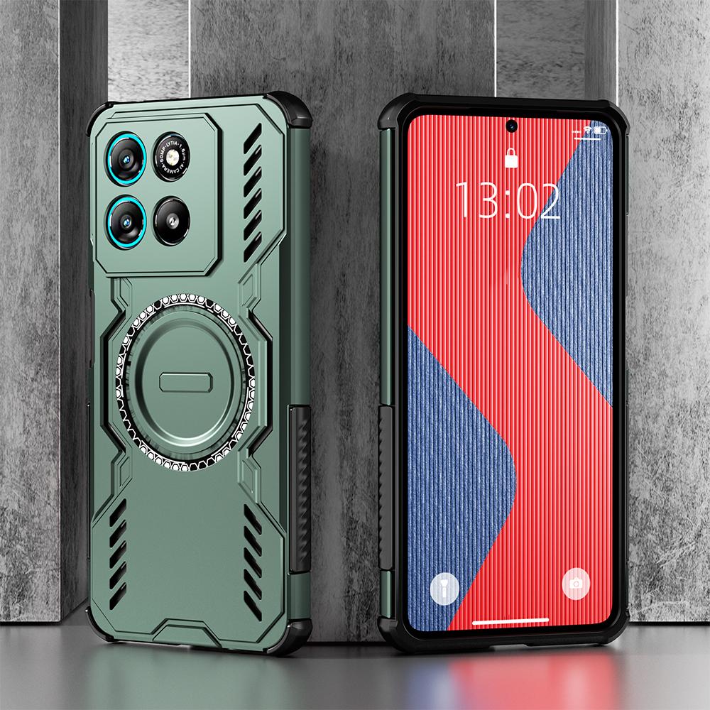 KEYSION Термозащитный чехол для Motorola G86 5G G57 G67 Power Магнитное охлаждение Ударопрочный чехол для телефона для MOTO G100 G15 G75 5G