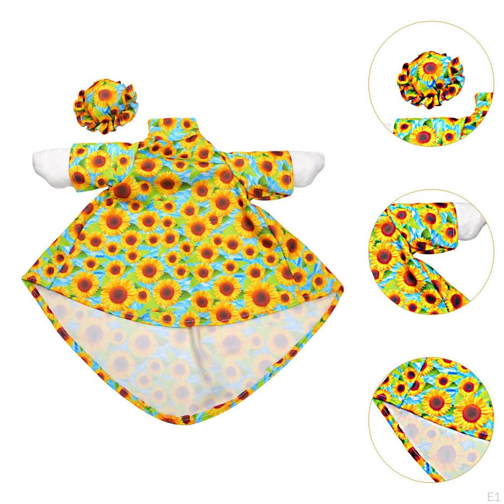 Наряд в виде гуся, статуэтка, одежда для праздника с украшением в виде шляпы, костюм подсолнуха для