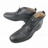 80s-90s Vintage John Rocha McKay Construction Leather Chukka Boots 41 26.0 black(USED)