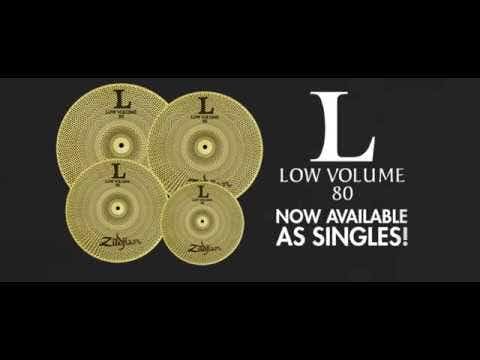 Набор тарелок низкой громкости Zildjian L80 LV38