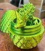 3D-печать Яйцо Дракона с Кристальным Драконом Полностью Подвижные Суставы Кристальный Современный Орнамент Свободно Качающийся Креативные Украшения