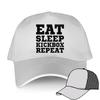 Роскошная кепка, модная хлопковая солнцезащитная шляпа унисекс, EAT SLEEP KICKBOX REPEATAHX, новая регулируемая шляпа, мужские бейсболки в простом стиле