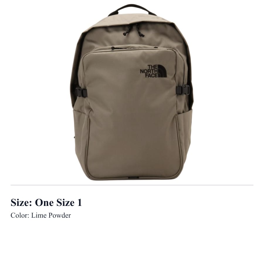 THE NORTH FACE 24L Backpack Outdoor Bag Recycled Polyester Fallen Lime Unisex NM72356FL