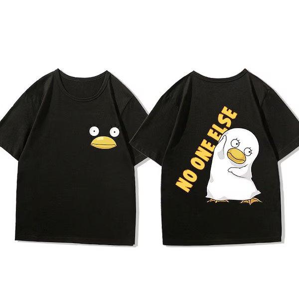 2026 Summer Psduck Kawaii Cartoon Tshirt Men Women Graphic Print Short Sleeve Tee Casual Streetwear Anime Top Fashion Trend Y2k