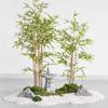 Artificial Bamboo Plants - Indoor/Outdoor Decorative Screen for Balcony, Living Room, or Garden Landscaping