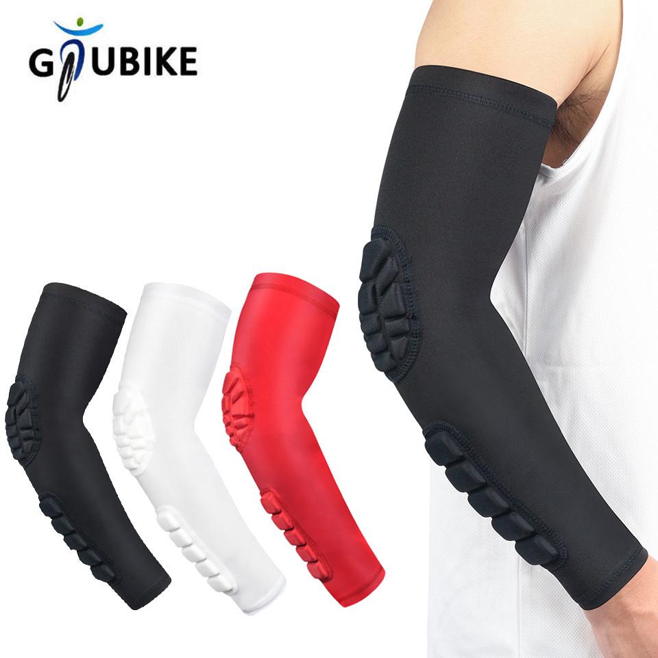 GTUBIKE 1 шт. Спортивная защита локтя Сотовая противоударная защитная от давления Рукав Защитное снаряжение для баскетбола и велоспорта