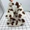 Dog Cat Winter Leopard Print Padded Coat for Teddy French Bulldog Poodle Bichon Pomeranian